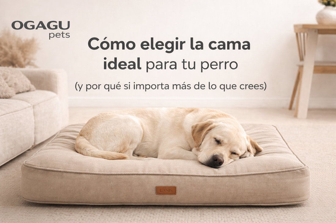 Cómo elegir la cama ideal para tu perro (y por qué sí importa más de lo que crees)